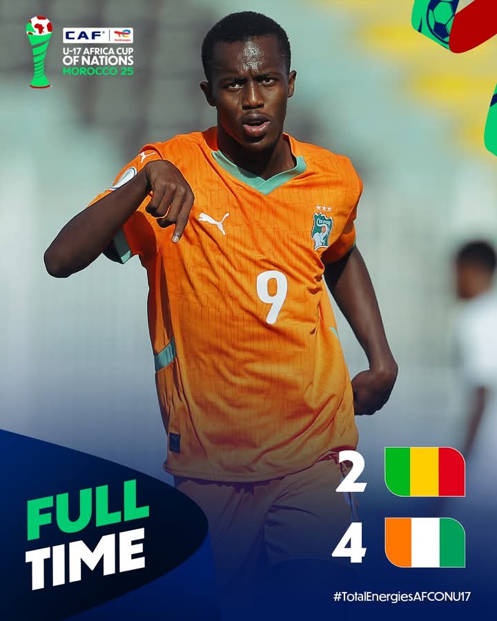 CAN U-17 Maroc 2025 : le Mali perd le derby ouest-africain face aux Éléphanteaux